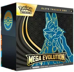 POKEMON Mega Evolution ETB Elite Trainer Box LUCARIO - ENGLISH - Image 1