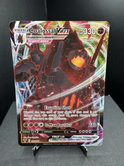 Pokemon TCG SWSH Vivid Voltage Coalossal VMAX 099/185 Ultra Rare Holo NM! - Image 1
