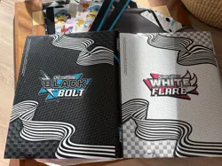 Pokemon TCG Black Bolt and White Flare Binders Bundle + 8 Posters Prismatic 151 - Image 2
