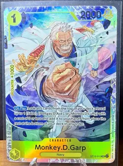 Monkey.D.Garp ST13-013 Ultra Deck: The Three Brothers One Piece NM - Image 1