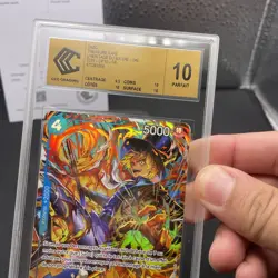Carte One Piece TCG - SABO OP10-049 TR - French - CCC Grading 10 Gold - Image 2