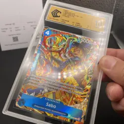 Carte One Piece TCG - SABO OP10-049 TR - French - CCC Grading 10 Gold - Image 4