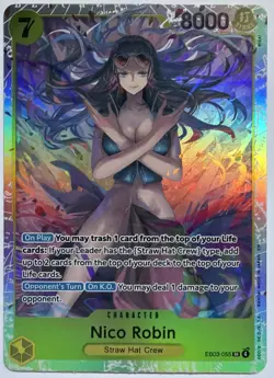 Nico Robin (055) EB03-055 Extra Booster: One Piece Heroines Edition Foil NM ENG - Image 1