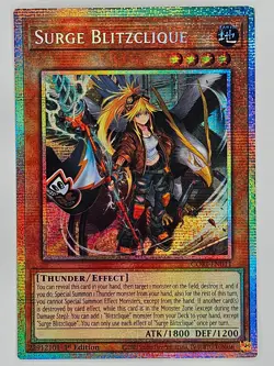YuGiOh CORI-EN011 Surge Blitzclique Starlight Rare - Image 1