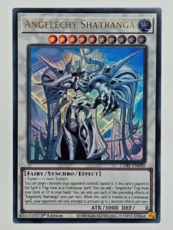 YuGiOh CORI-EN090 Angelechy Shatranga Ultra Rare - Image 1
