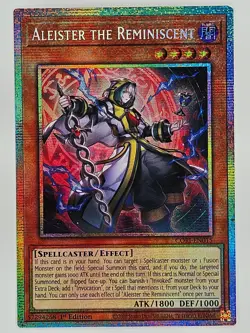YuGiOh CORI-EN015 Aleister the Reminiscent Starlight Rare - Image 1