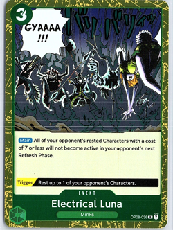 Electrical Luna Foil R Two Legends OP08-036 NM - Image 1