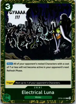 Electrical Luna R Two Legends OP08-036 NM - Foil - Image 1