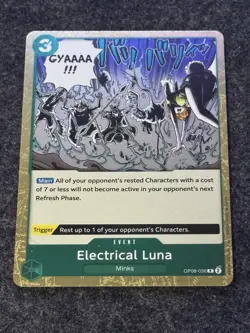 One Piece Electrical Luna Event OP08-036 R Foil Two Legends English TCG - Image 1
