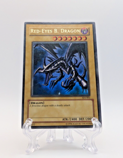 Yu-Gi-Oh! - Red-Eyes B. Dragon SDJ-001 - Starter Deck Joey Moderately Played - Image 1