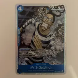 Mr. 3 (Galdino) OP16-056 SR One Piece Time of Battle TCG English Card NM - Image 1