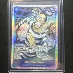 SHIPS TODAY One Piece Mr.3 (Galdino) SR OP16-056 Time of Battle ENGLISH - Image 1