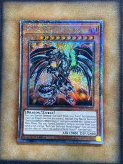 Yugioh Red-Eyes Darkness Metal Dragon RA03-EN212 Quarter Century Rare 1st Ed NM - Image 1
