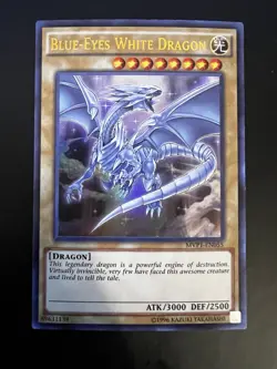 Yu-Gi-Oh! Blue-Eyes White Dragon MVP1-EN055 Ultra Rare Unlimited Dragon Konami - Image 1