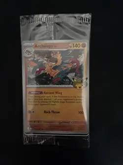 Pokemon Fossil Museum Chicago Field Museum Archeops SEALED Promo Card - Image 1