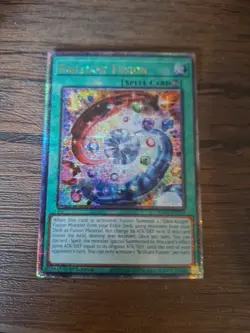 Brilliant Fusion RA04-EN254 Quarter Century Secret Rare NM Yugioh - Image 1