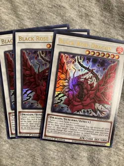 3x Black Rose Dragon 1st Edition Ultra Rare RA04-EN057 Yu-Gi-Oh! - Image 1