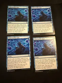 x4 OTHERWORLDLY GAZE [Innistrad Midnight Hunt] 4x Magic MTG Cards LP - Image 1