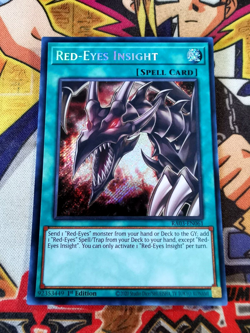 Red-Eyes Insight ra03-en061 (NM+) Secret Rare Yu-Gi-Oh! - Image 1