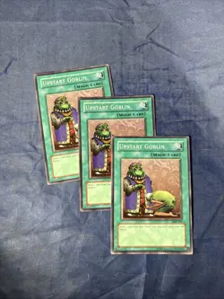 3x Yugioh Upstart Goblin MRL-033 Common LP - Image 1