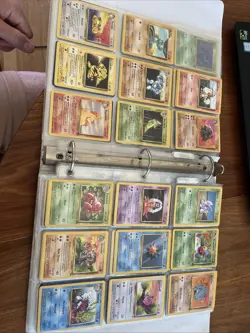 Pokemon Card Lot Raw - 206 Vintage Cards - Many NM - Base Set Fossil Jungle & Mo - Image 3