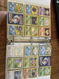 Pokemon Card Lot Raw - 206 Vintage Cards - Many NM - Base Set Fossil Jungle & Mo - Image 5
