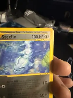 Steelix 35/147 Aquapolis RARE (Non-Holo) Pokemon e-Reader Card 2002 NM-/LP+ - Image 2