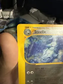 Steelix 35/147 Aquapolis RARE (Non-Holo) Pokemon e-Reader Card 2002 NM-/LP+ - Image 3