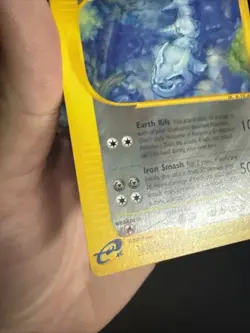 Steelix 35/147 Aquapolis RARE (Non-Holo) Pokemon e-Reader Card 2002 NM-/LP+ - Image 4