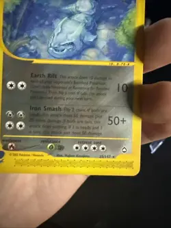Steelix 35/147 Aquapolis RARE (Non-Holo) Pokemon e-Reader Card 2002 NM-/LP+ - Image 5