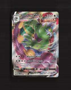 Tornadus VMAX 125/198 Chilling Reign Ultra Rare Holo Pokemon Card NM - Image 1
