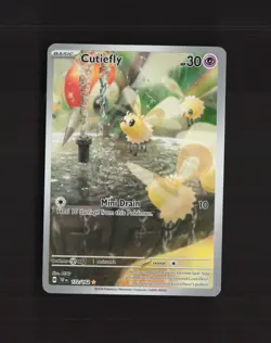 Cutiefly 172/162 Temporal Forces Full Art Ultra Rare Holo Pokemon Card NM - Image 1