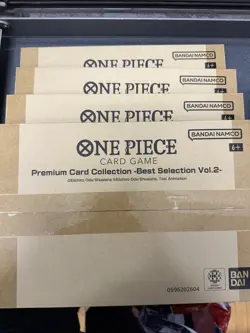 One Piece Premium Card Collection Best Selection Vol.2 English 4 Sealed Products - Image 1
