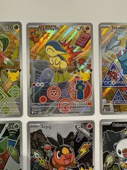 Complete Pokemon Series 2 First Partner Illustration Set Of 9 Cards NM - Image 3