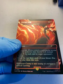 MTG 1x FOIL Storm's Will (Jeska's Will) # 1744 Secret Lair Drop Magic the x1 NM - Image 2