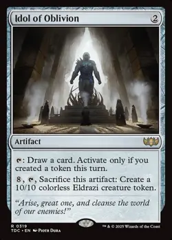MTG Idol of Oblivion ** Tarkir: Dragonstorm Commander ** English - Image 1
