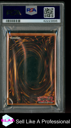 LEFT LEG OF THE FORBIDDEN ONE YU-GI-OH! HOLO LOB-E098 2002 ENGLISH PSA 7 - Image 2