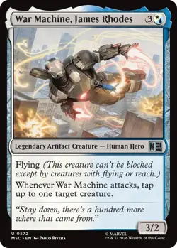NM War Machine, James Rhodes, MTG, Super Heroes, Magic the Gathering, 572 - Image 1