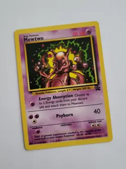 Pokemon Mewtwo 14 Black Star Promo 2000 TCG Card English ENG - Image 1