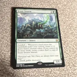 Wizards of the Coast MTG Scute Swarm Zendikar Rising Rare 203/280 English 2020 - Image 1