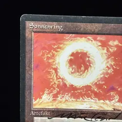 Sol Ring German FBB Vintage MTG: Magic The Gathering MP+ Signed Mark Tedin #76 - Image 5