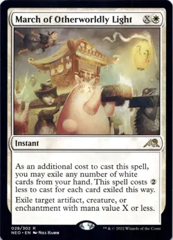 March of Otherworldly Light Kamigawa: Neon Dynasty Magic MTG NM - Image 1