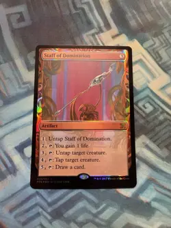 Foil Staff of Domination -Corner Ding- Masterpiece Series: Kaladesh Inventions - Image 2