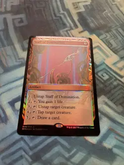 Foil Staff of Domination -Corner Ding- Masterpiece Series: Kaladesh Inventions - Image 3