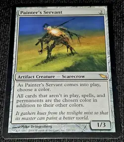 Painter's Servant Shadowmoor MTG Magic the Gathering Rare LP 257/301 (LOOK) - Image 1