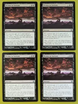 Drown in Sorrow x4 Born of the Gods 4x Playset Magic the Gathering MTG - Image 1
