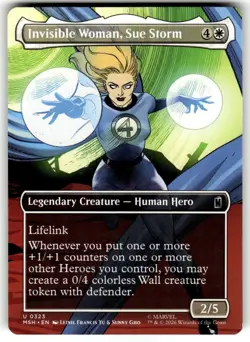 Invisible Woman, Sue Storm (Borderless) 323 MSH Magic: The Gathering NM - Image 1