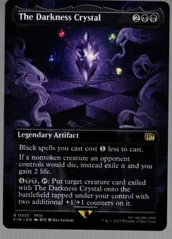 2025 MTG Final Fantasy The Darkness Crystal (Borderless) NONFOIL 0335 NM - Image 1