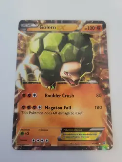 Pokemon TCG Golem-EX Generations 46/83 Holo Holo Rare EX Fighting - Image 2