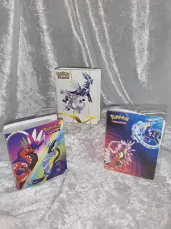 Pokemon TCG Mini Portfolio Lot of 3 - 2 Unsealed Unused + 1 Sealed - Card Holder - Image 1